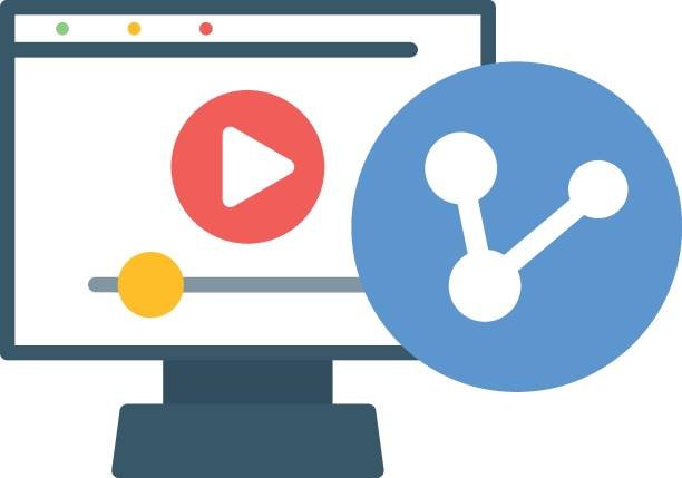 Video Streaming icon vector image. Can be used for New Media.